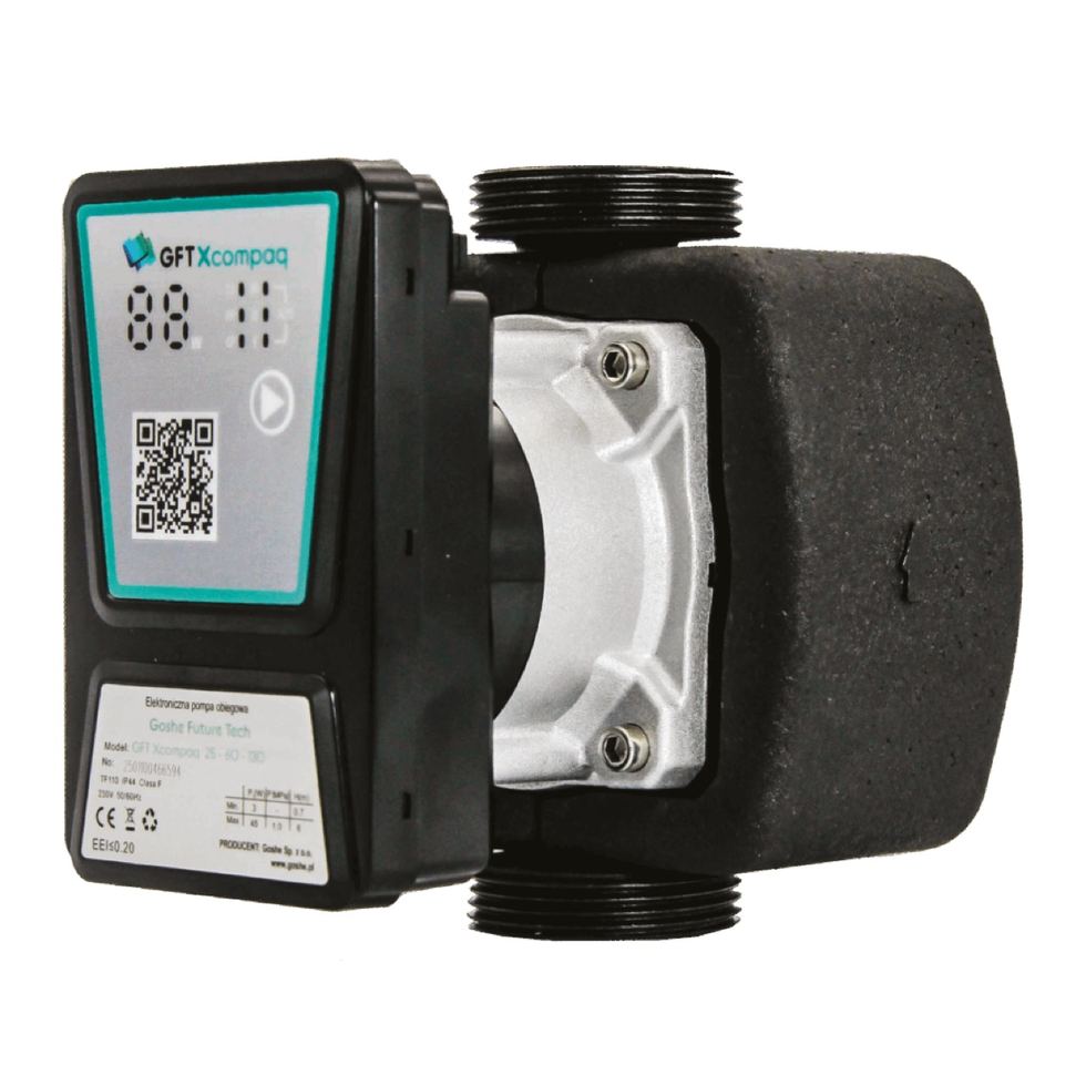 Elektroniczna pompa obiegowa GFT Xcompaq